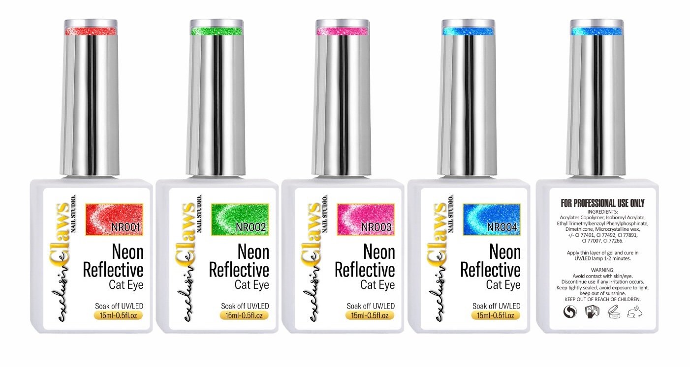 Reflective Cat Eye Gel Polish Shade : Green - Image 2