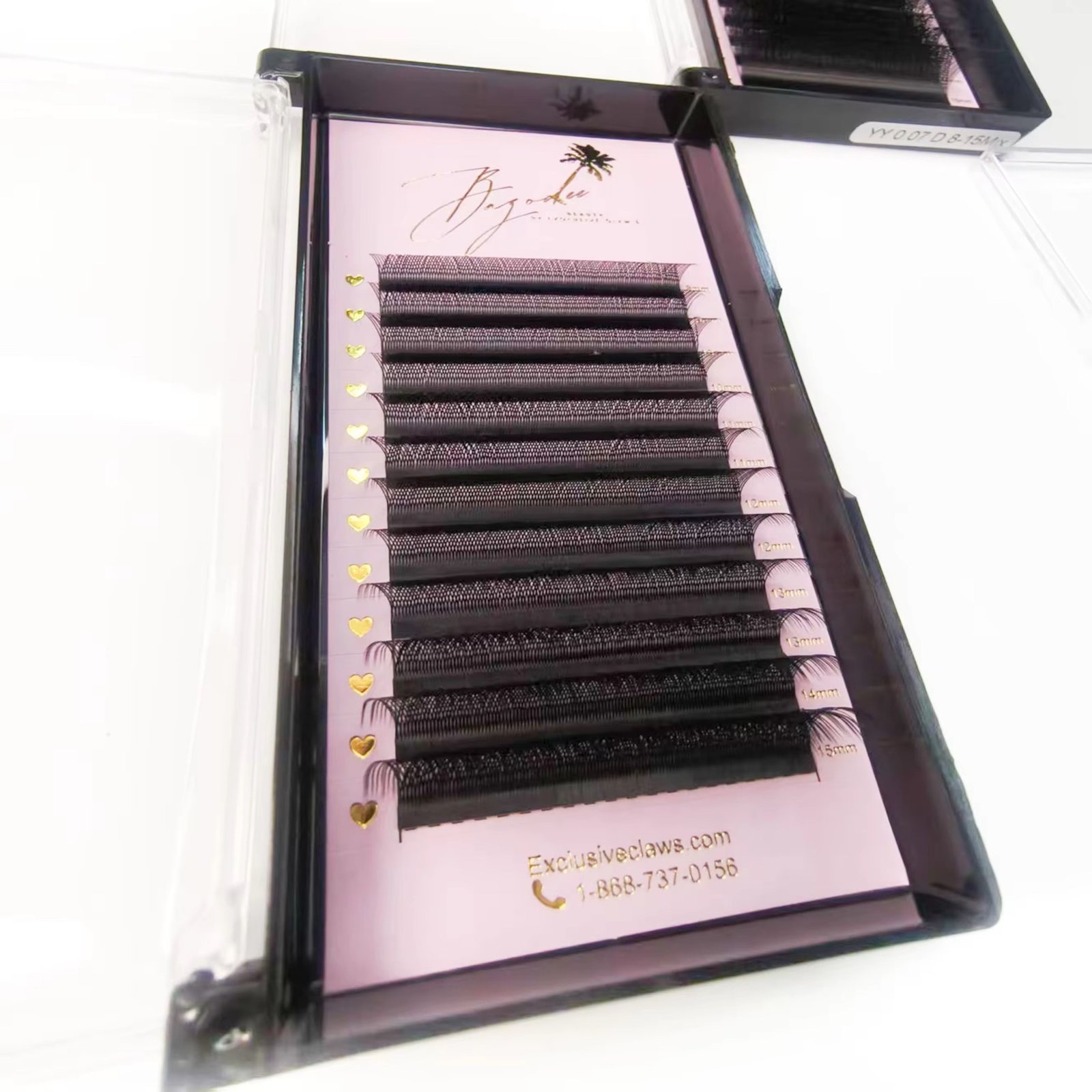 YY Lashes 
YY 0.07 D 8-15Mix