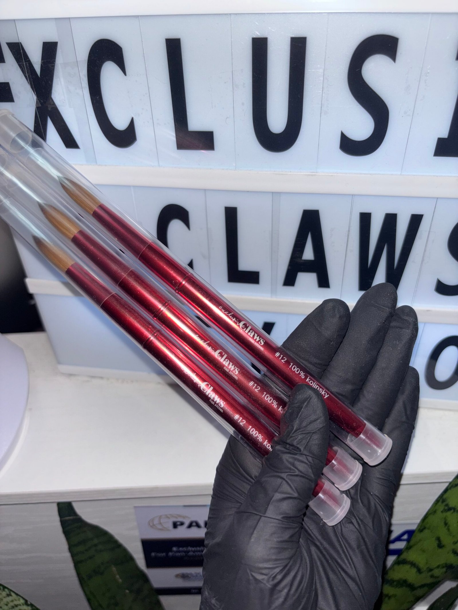 Finest Quality Kolinsky Brush Aluminum Handle Size 12